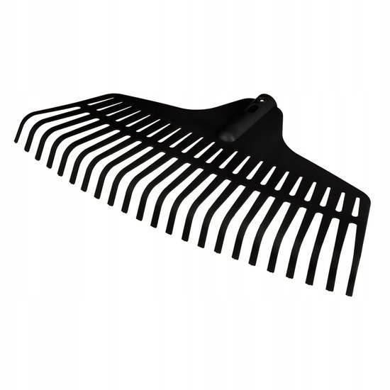 VERTO Middelgrote Bladhark Zwart 46 cm — afbeelding 4