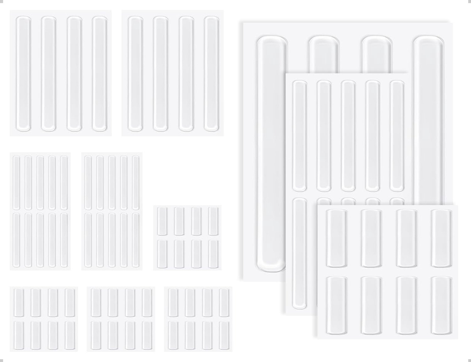 Dailygoods- Meubelstoppers Set van 8 - Zelfklevende Bescherming - Geluidsabsorberende Wandbescherming - Voor Deuren/Laden/Kasten - Verlengt Levensduur