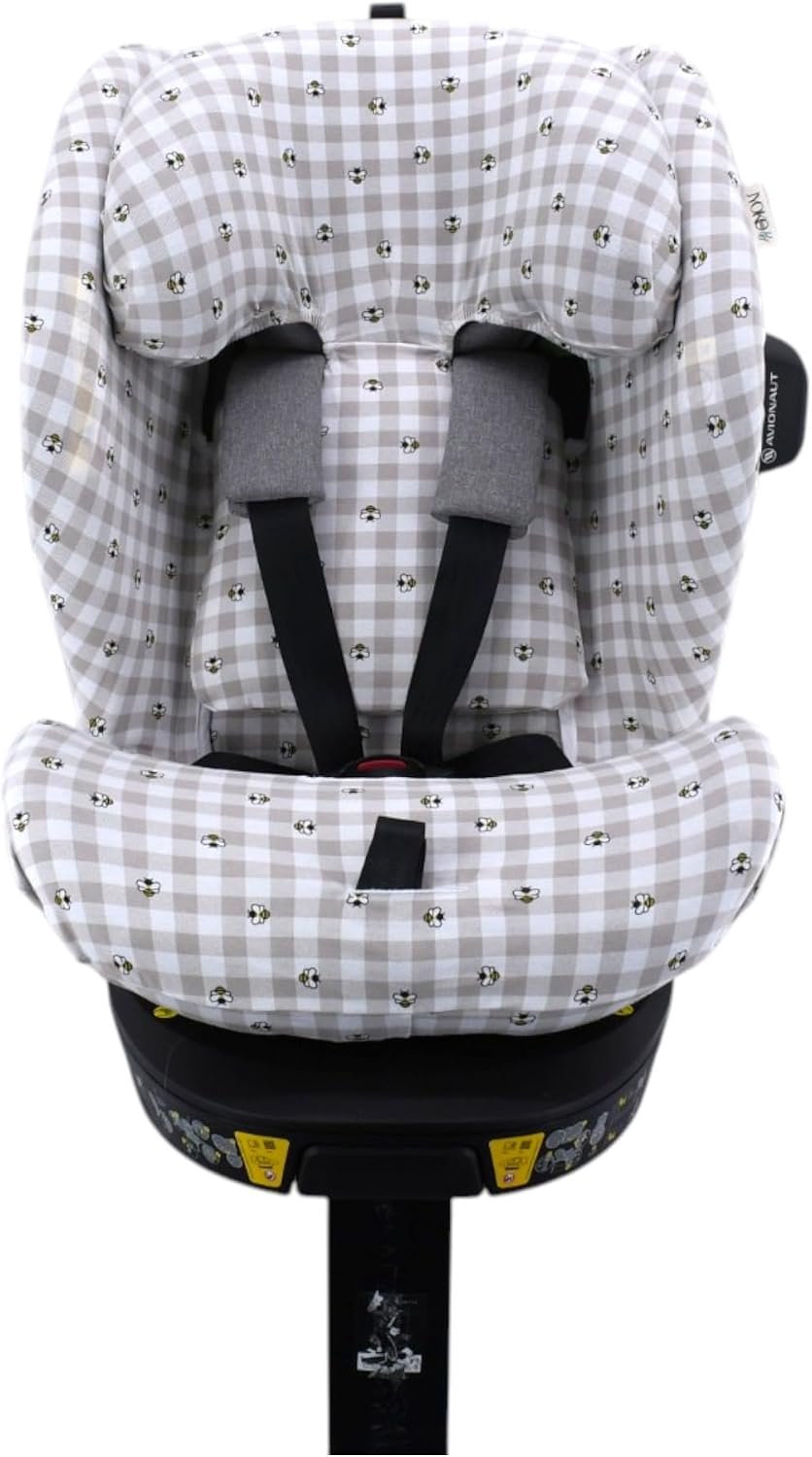 JYOKO Hoes compatibel met Avionaut Stardust autostoel, biologisch katoen, zacht en ademend voor comfortabel reizen - ShopVlot
