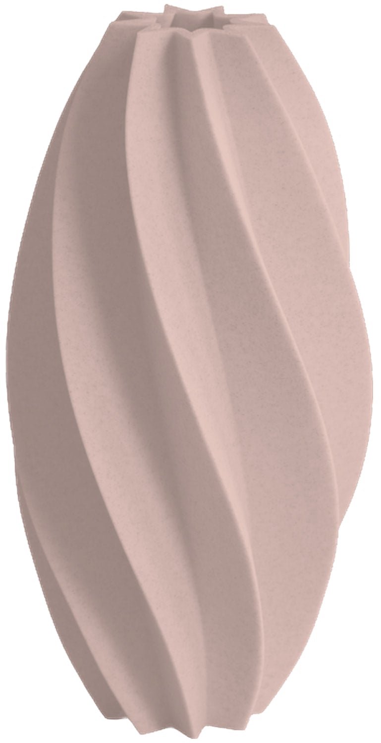Layvo CERIS Vaas - Bloesem - D13 x H25 cm - droogbloemen vaas - organische vaas - gerecycled plastic