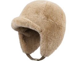 Clakllie Winter Aviator Hat Trapper Hat with Earflaps Warm Uschanka Russian Hat Unisex Bomber Hat for Snowboarding - ShopVlot