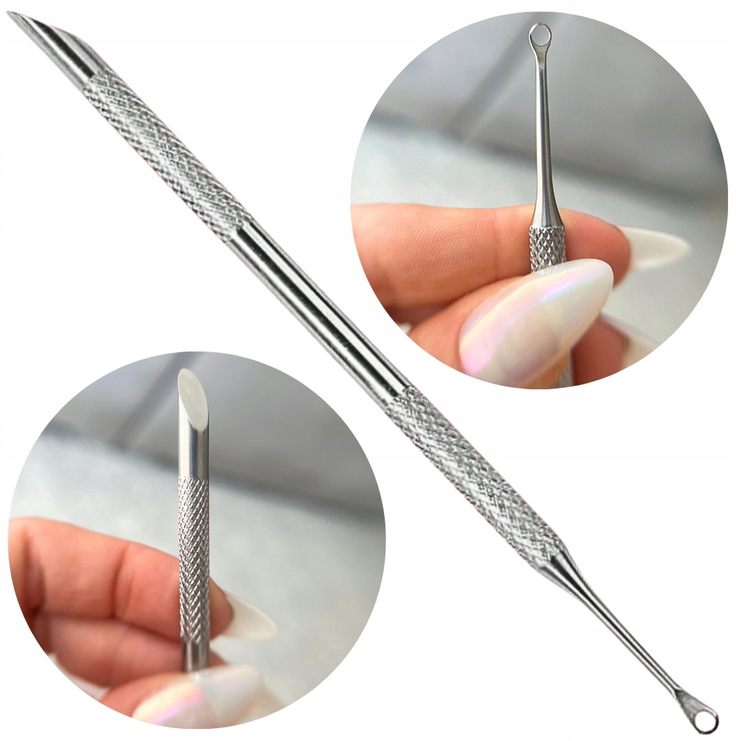 Merkloos Dubbelzijdig Hulpmiddel voor Nagelriemen - Manicure & Pedicure