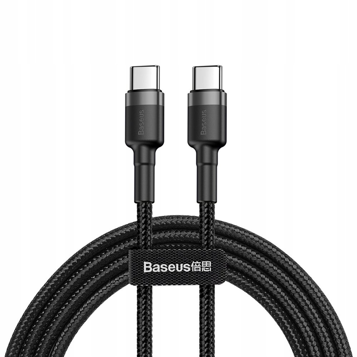 Baseus USB-C naar USB-C Kabel 2m Nylon QC3 480Mbps