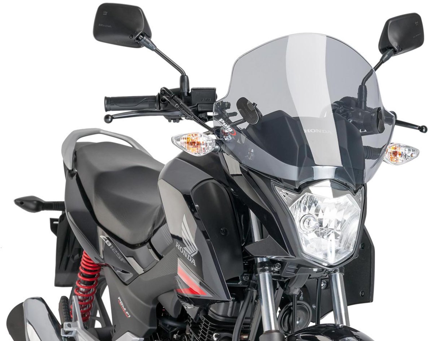 Universele Motor Windscherm Licht Getint - Naked Bikes