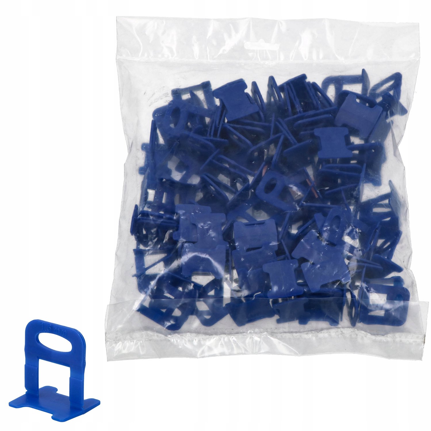 100x Tegelnivelleersysteem Clips 1,5 mm - Perfecte Tegelplaatsing
