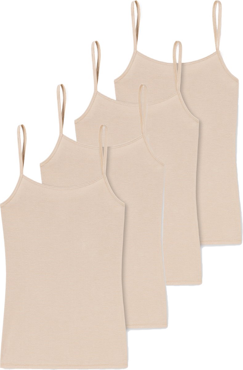 Schiesser Dames spaghettitopje 4 pack Modal Essentials