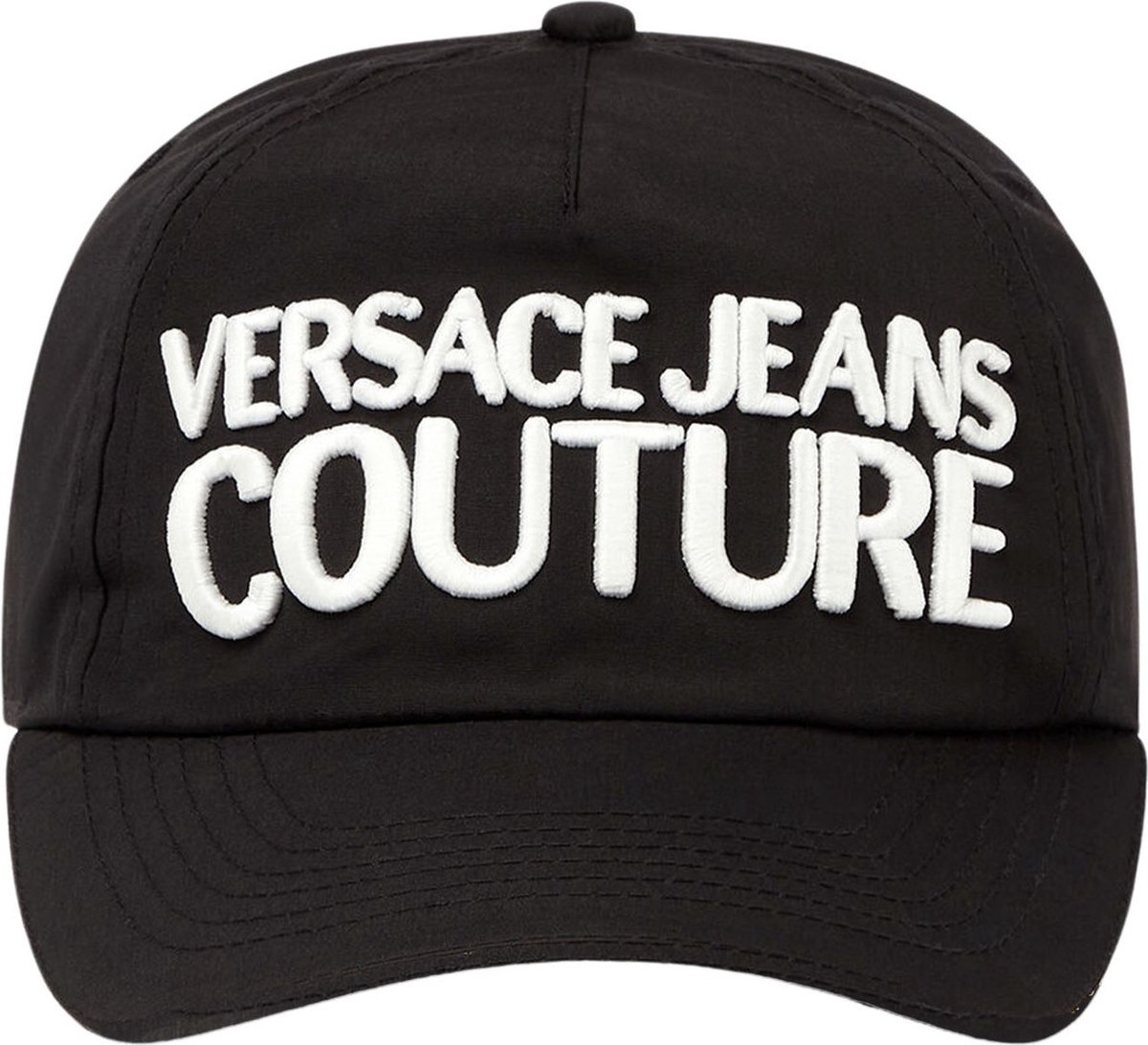 Versace Jeans Couture Heren Logo Baseball Pet Zwart maat ONE SIZE