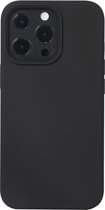 Mobigear Hoesje geschikt voor Apple iPhone 14 Pro Max Siliconen Telefoonhoesje | Mobigear Rubber Touch Backcover | iPhone 14 Pro Max Case | Back Cover - Zwart