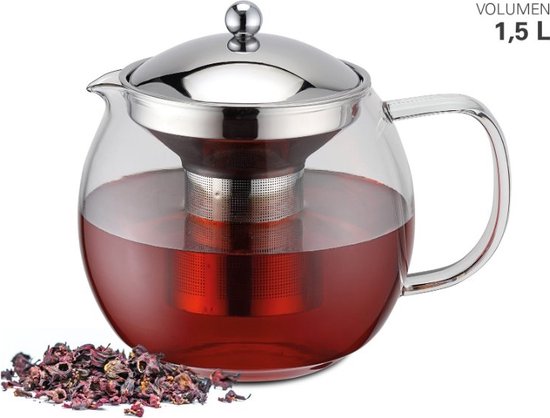 Théière avec filtre à thé, 1,5 litre – Weis