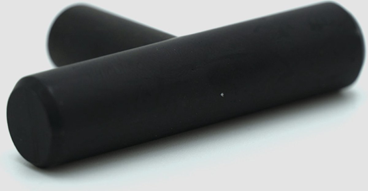 Deurknop Bea - zwart - metaal - geschikt voor binnen - modern/industrieel