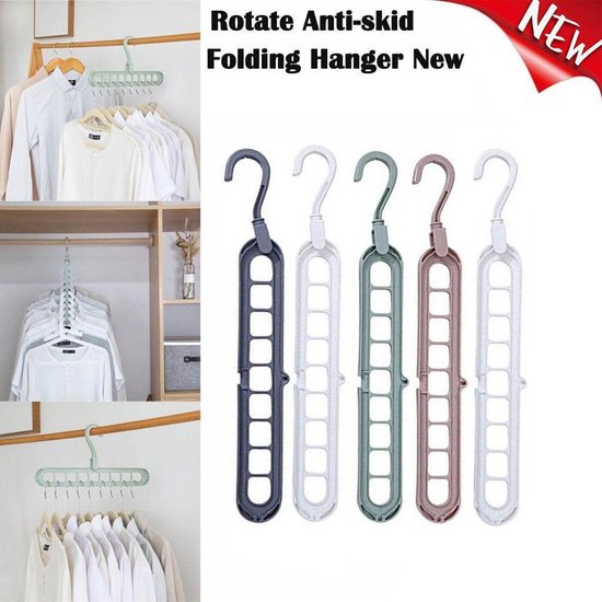 Home Deluxe Kledinghanger van kunststof RACK Zwart - 40 stuks Home Deluxe Kledinghanger van kunststof RACK Zwart - 40 stuks
