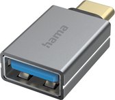 Hama 00200300 changeur de genre de câble USB Type-A USB Type-C Gris