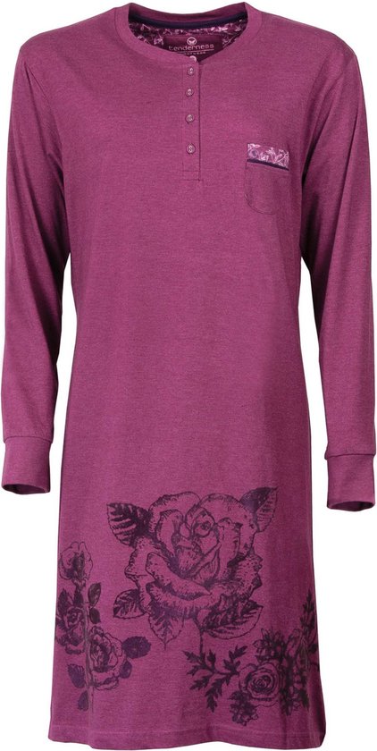 Tenderness Ladies Nightdress Purple Tailles: XL