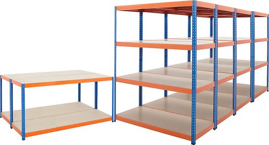 G-Rack Rekken Voor De Garage 180cm X 90cm X 45cm Zware Rekken Voor