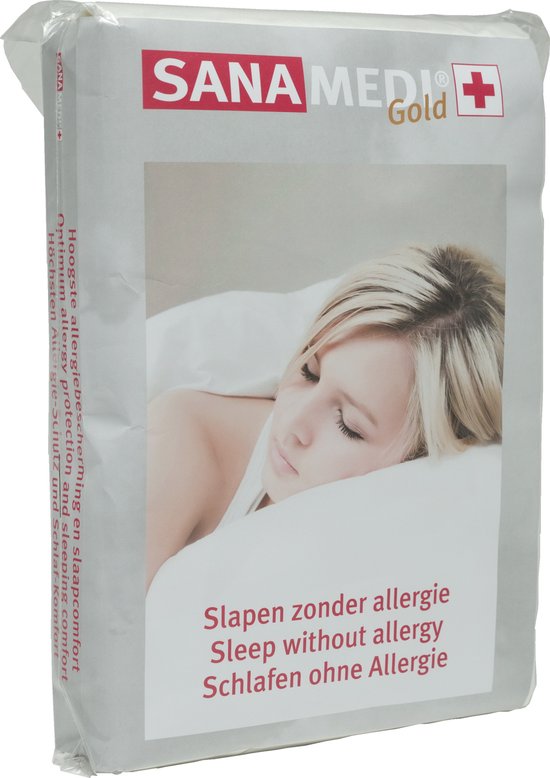 Sanamedi Gold matrashoes - anti allergie - huisstofmijt en allergeenstofdicht