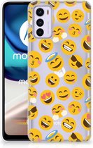 Backcover Soft Siliconen Hoesje Motorola Moto G42 Telefoon Hoesje Super als Cadeautjes voor Meisjes Emoji