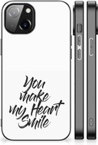 Apple iPhone 13 | iPhone 14 Telefoon Hoesje met tekst Heart Smile