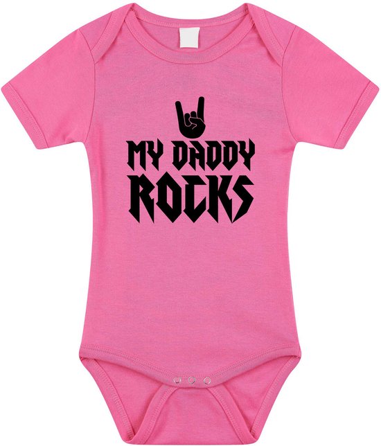 Als je mij nu weer oppakt, spuug ik je helemaal onder Baby Romper Roze