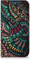 Telefoontasje Geschikt voor iPhone 14 Pro Smart Cover Aztec