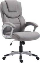 CLP XL Texas Bureaustoel - Ergonomisch - Voor volwassenen - Met armleuningen - Stof - grijs