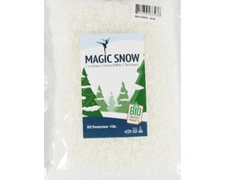 Decoris Kunstsneeuw - wit - 1 liter - fijn poeder - biologisch - bio - Milieubewust decoratie sneeuw