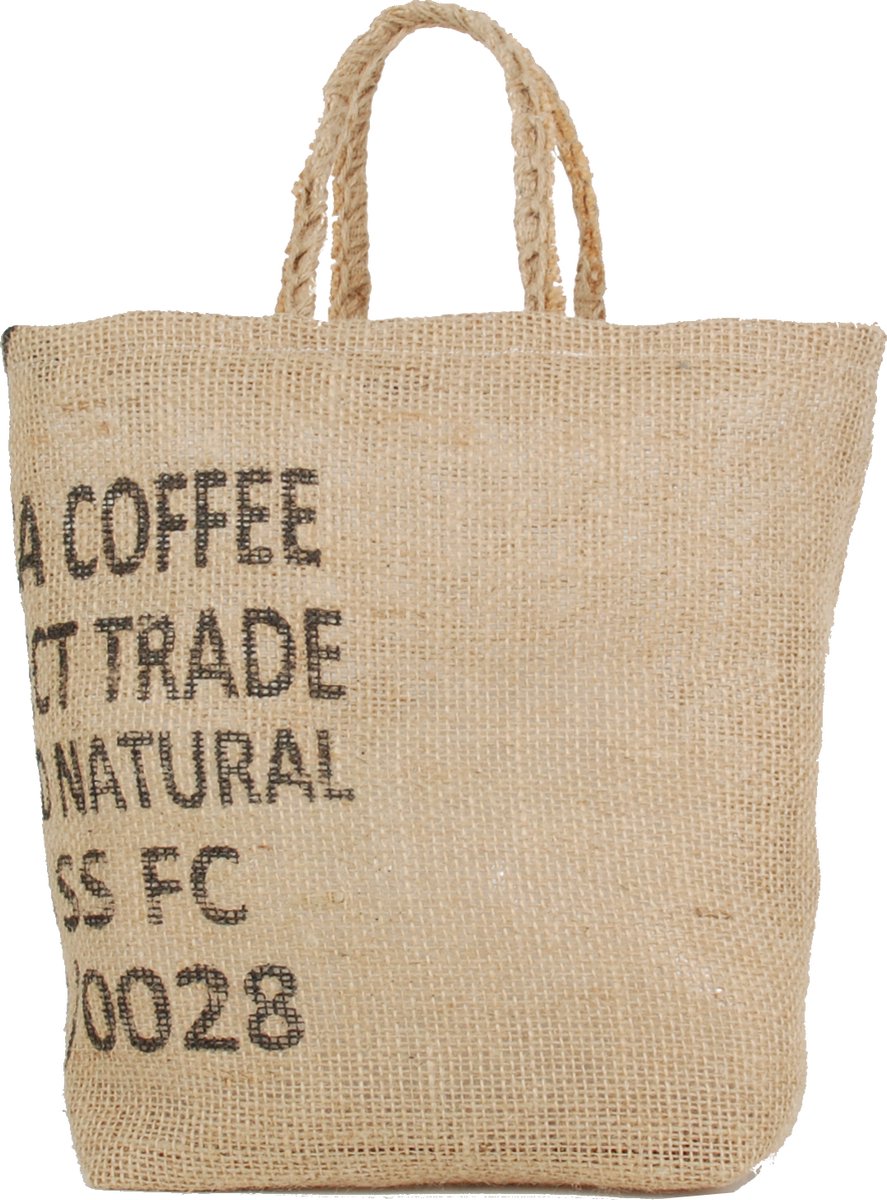 Jute Tas - Duurzaam en handgemaakt van Koffiezakken - Hergebruikte Jute zakken
