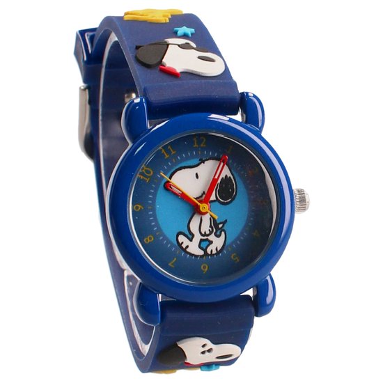 Snoopy Kids Time! Horloge - Blauw