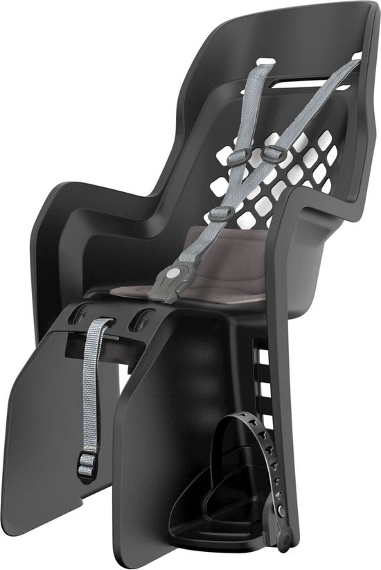 Polisport Joy maxi CFS Fietsstoeltje Achter - Zwart/Grijs