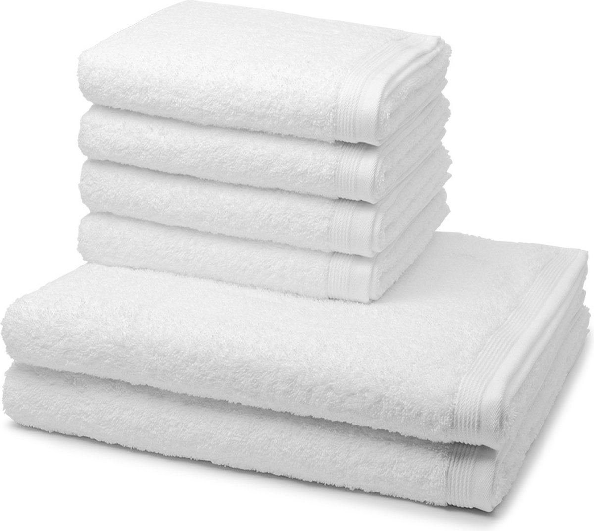 Möve 4 X Handdoek 2 X Douchehanddoek - in een set Superwuschel