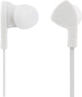 Streetz In-Ear Headset, 1-button remote, 3.5mm, Microphone - White