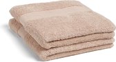 Yumeko handdoeken terry dusty roze 50x100 - 2 st - Bio, eco & fairtrade