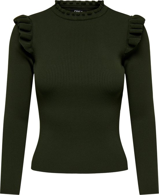 Visiter la boutique OnlyOnly Onlkelci L/S Ruffle Pullover KNT Sweater Femme 