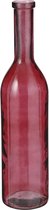 Mica Decorations Rioja Fles Vaas - H75 x Ø18 cm - Gerecycled Glas - Bordeaux
