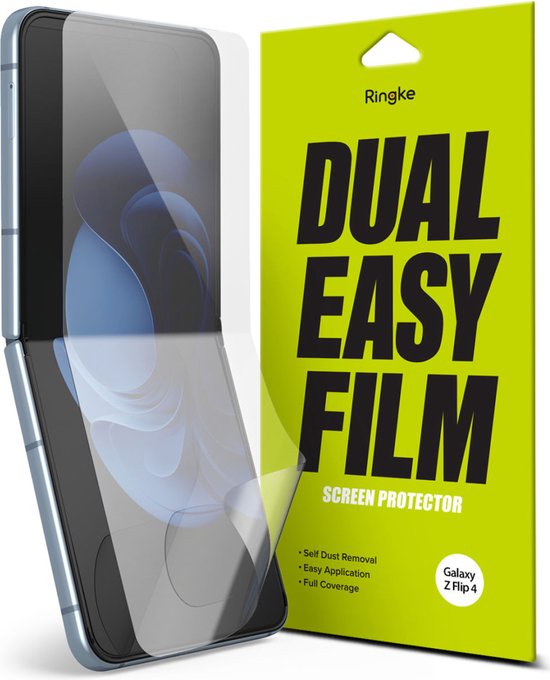 Ringke Dual Easy Film Screen Protector Geschikt voor Samsung Galaxy Z Flip 4 2-Pack