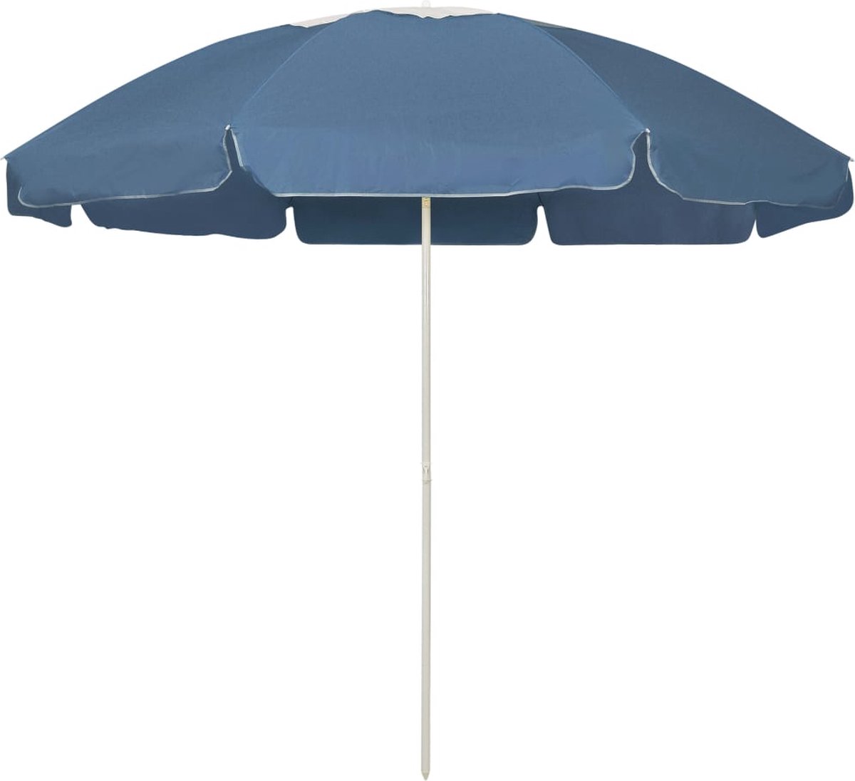 Decoways - Strandparasol 240 cm blauw