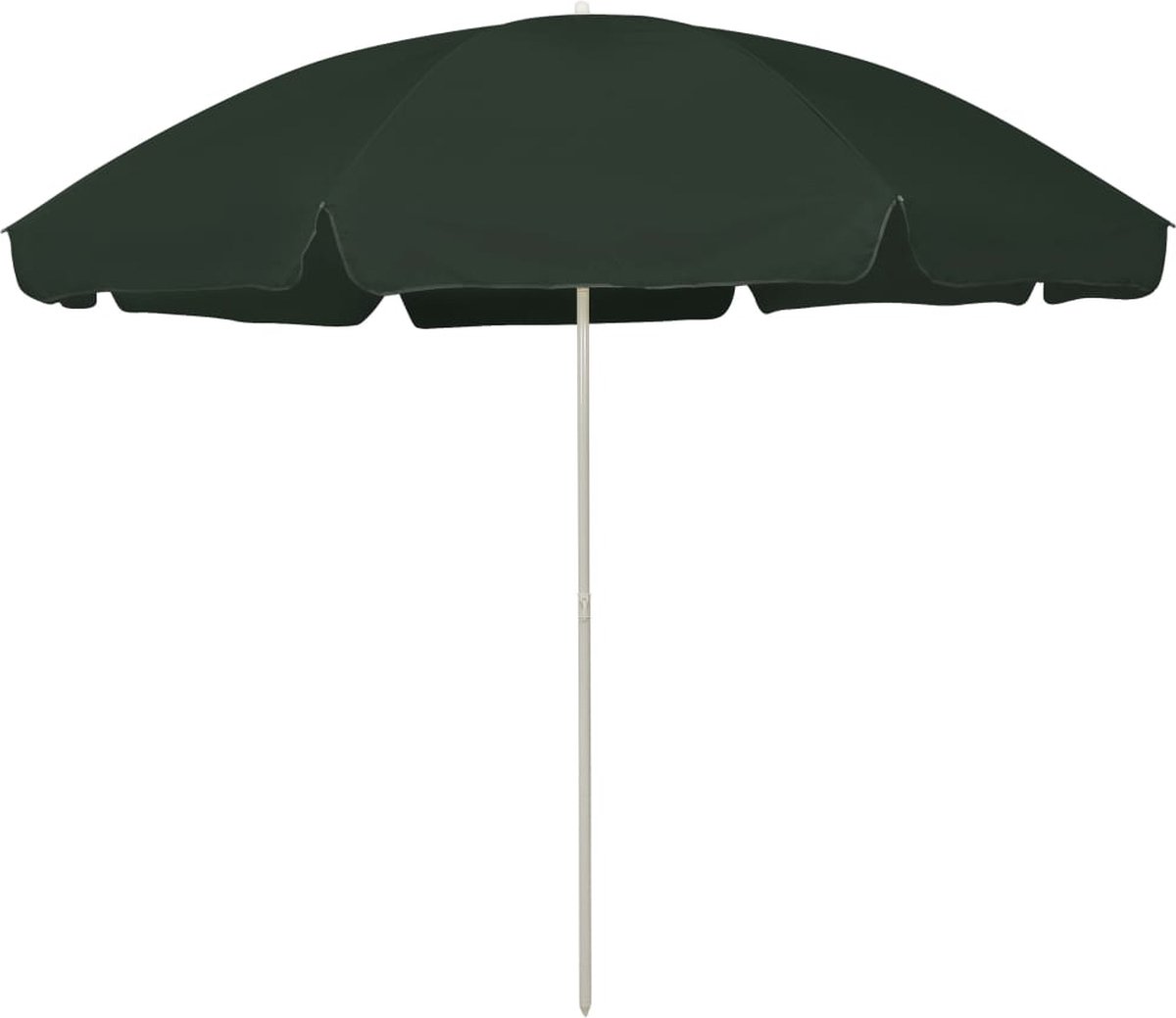 Decoways - Strandparasol 300 cm groen