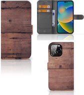 Leuk Case iPhone 14 Pro Max Hoesje Old Wood