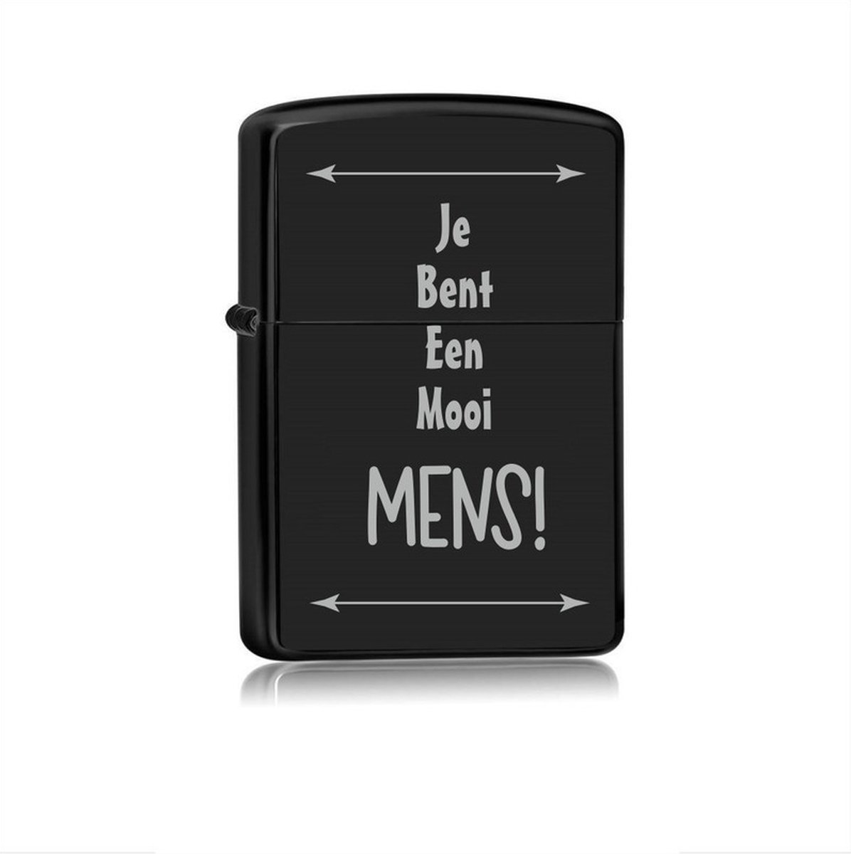 Goedkoopste Aansteker Zwart - Je Bent Een Mooi MENS