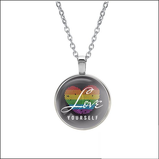 Collier Glas - Love Yourself