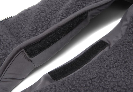 Jollein - Voetenzak voor Buggy & Wandelwagen (Grey) - Katoen - Footmuff Maxi Cosi, Kinderwagen of Autostoel - 52x110cm van Jollein — afbeelding 3