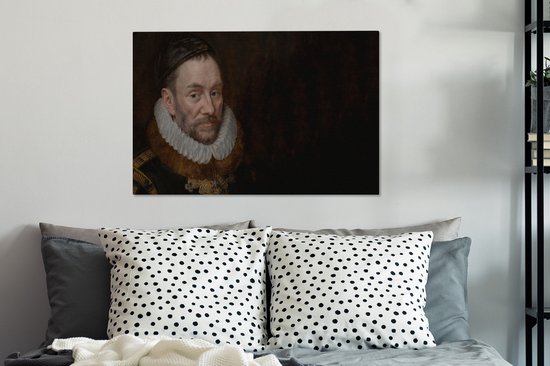 Peinture sur toile - Guillaume Ier, Prince d' Oranje - Tableau - Maîtres anciens - Art - 90x60 cm - Décoration de chambre - Chambre