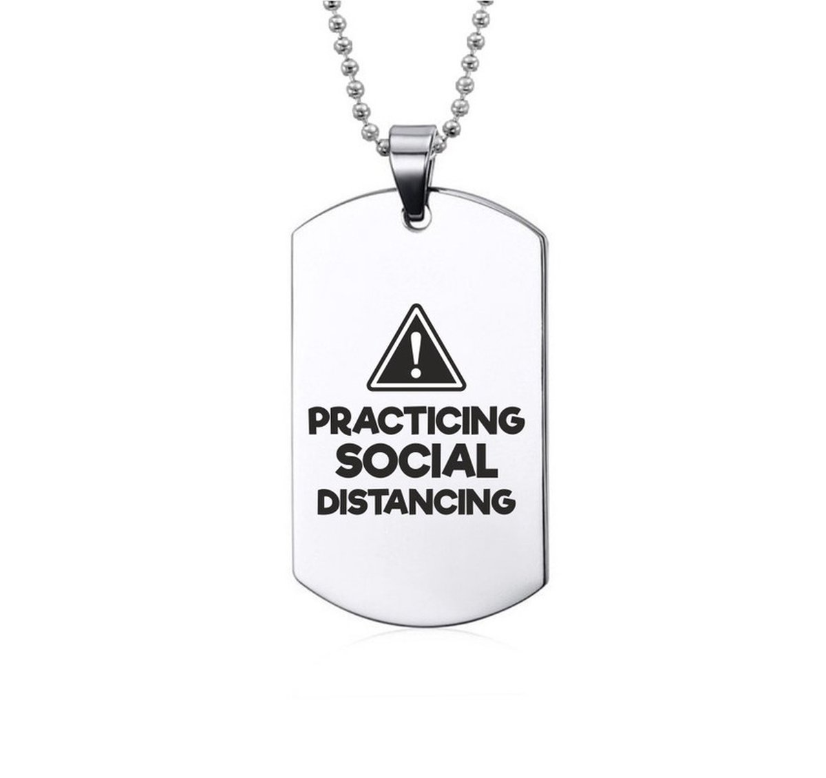 Ketting RVS - Practicing Social Distancing