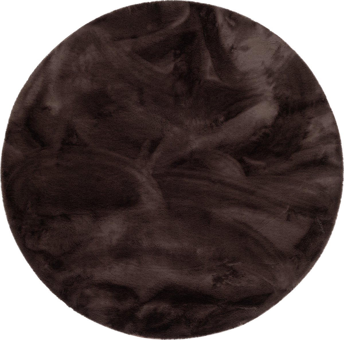 Pergamon Luxe Super Zachte Bont Vloerkleed Tapijt Plush Rond