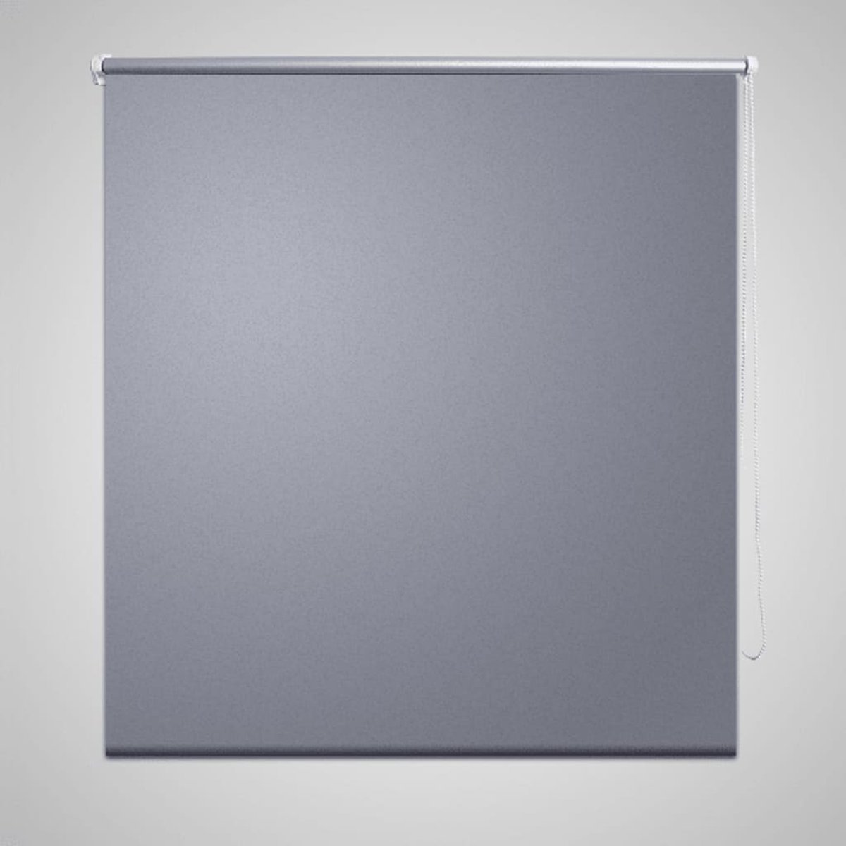 Decoways - Rolgordijn verduisterend 120x175 cm grijs