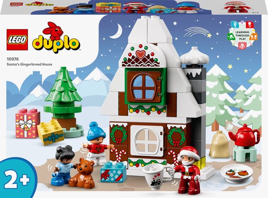 Afbeelding van LEGO DUPLO Peperkoekhuis van de Kerstman - 10976 speelgoed