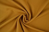 15 meter texture stof - Donker okergeel - 100% polyester