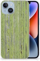 Cover Case Geschikt voor iPhone 14 Smartphone hoesje Green Wood