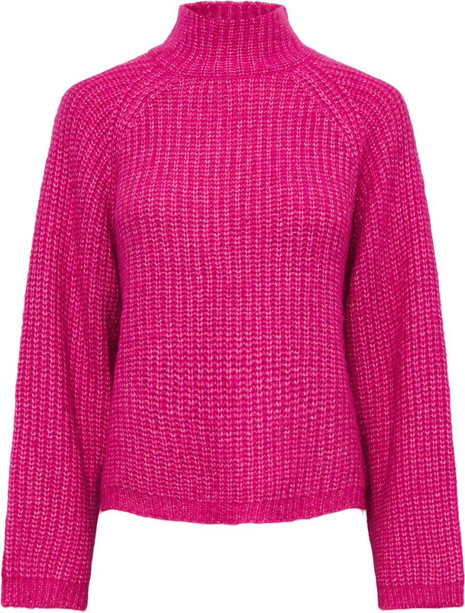 PIECES PCNELL LS HIGH NECK KNIT QX Dames Trui - Maat S-42/44