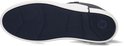 Zool van een blauwe sneaker met G-Star Raw logo. Witte zoolrand.