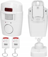 Mivida - Système d'alarme sans fil - Avec sirène - Piles - 6 mètres - Télécommande - Sécurité sans fil - Sécurité - Kit d'alarme - Détecteur de mouvement - Fenêtre et porte
